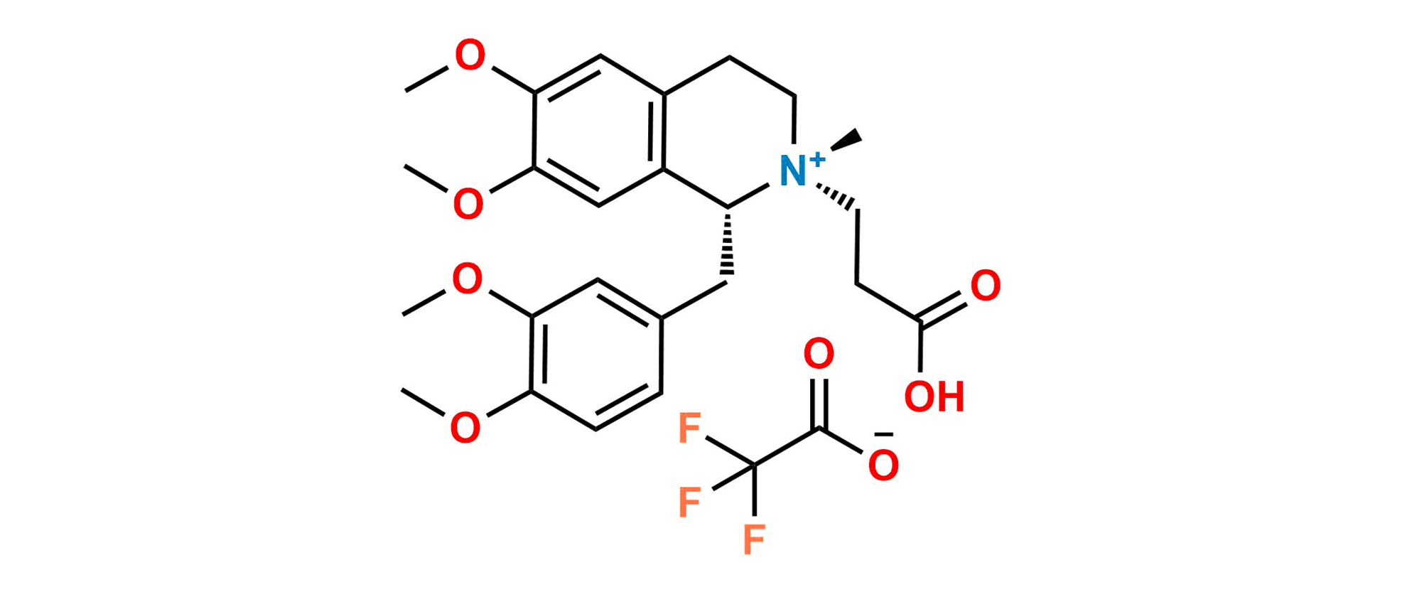 Atracurium Impurity E (cis-Quaternary Acid) TFA salt